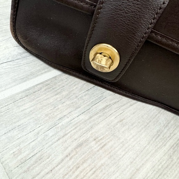 Coach Essex Vintage Brown Genuine Leather Briefcase Computer Bag - Picture 6 of 15